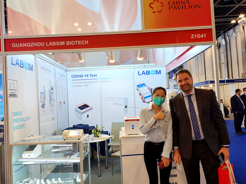 【展(zhan)会回(hui)顾(gu)】蓝(lan)勃生(sheng)物(wu)精彩亮(liang)相(xiang)2022 MEDLAB Middle East